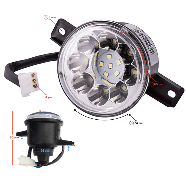 Reflektor Led Atv Force