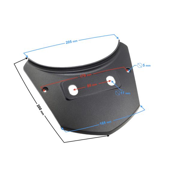 Obudowa Łącznik Tył Grafit Falcon 50 Falcon 125 2