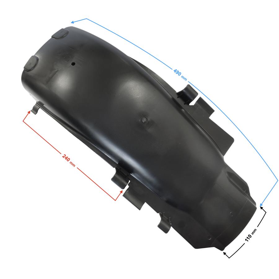 Obudowa - Błotnik Tylny Część Przednia Volcano 50