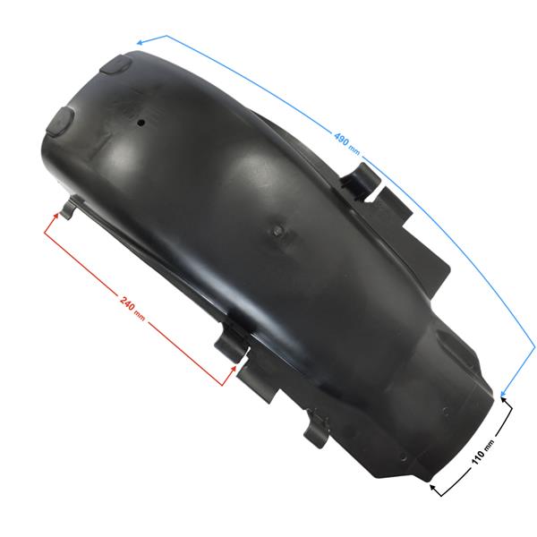 Obudowa - Błotnik Tylny Część Przednia Volcano 50