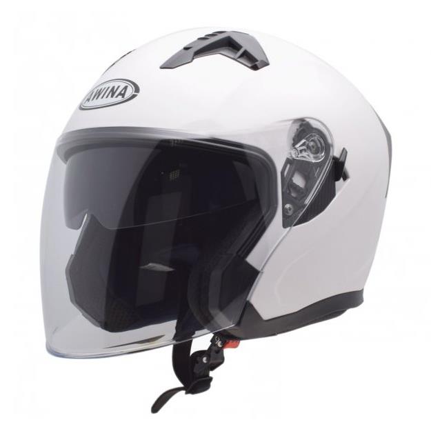 Kask Otwarty Typ JK528 Biały S Awina