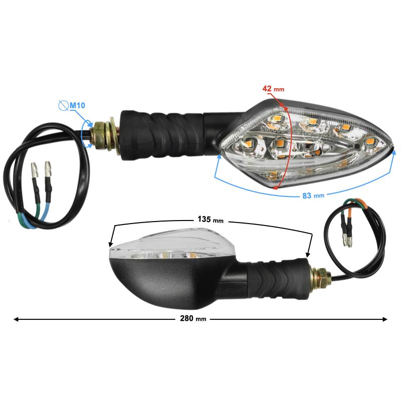 Kierunkowskazy Przednie Do Motocykla Classic 125