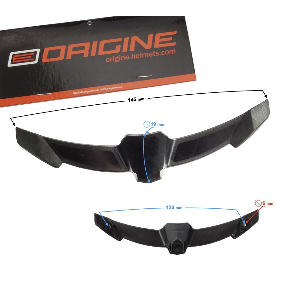 Osłona Nosa Czarna Kasku Origine Strada