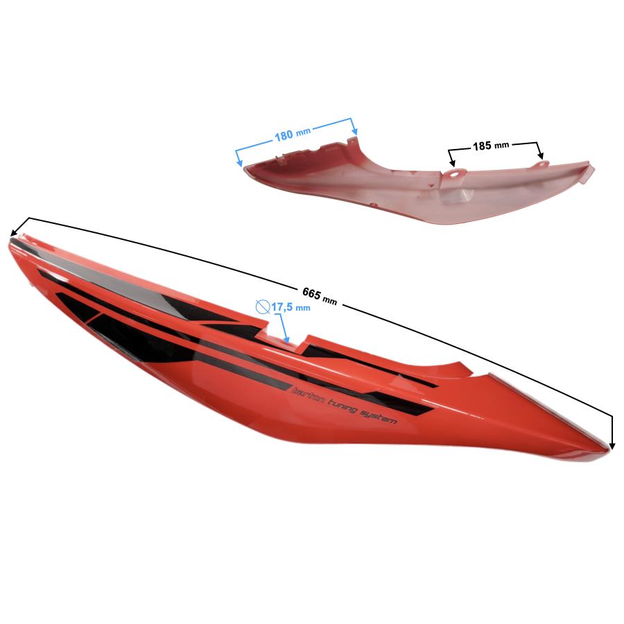 Obudowa Tył Prawa Czerwona Sprint 2