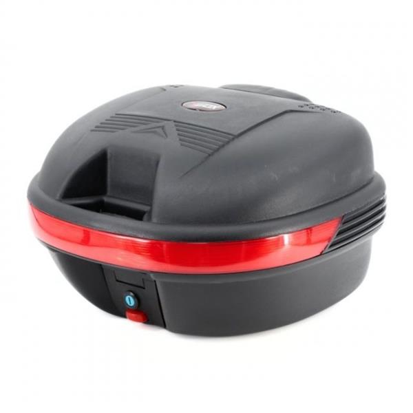 Kufer Tylny Vbox 0998C Czarny Z Odblaskiem - Po...