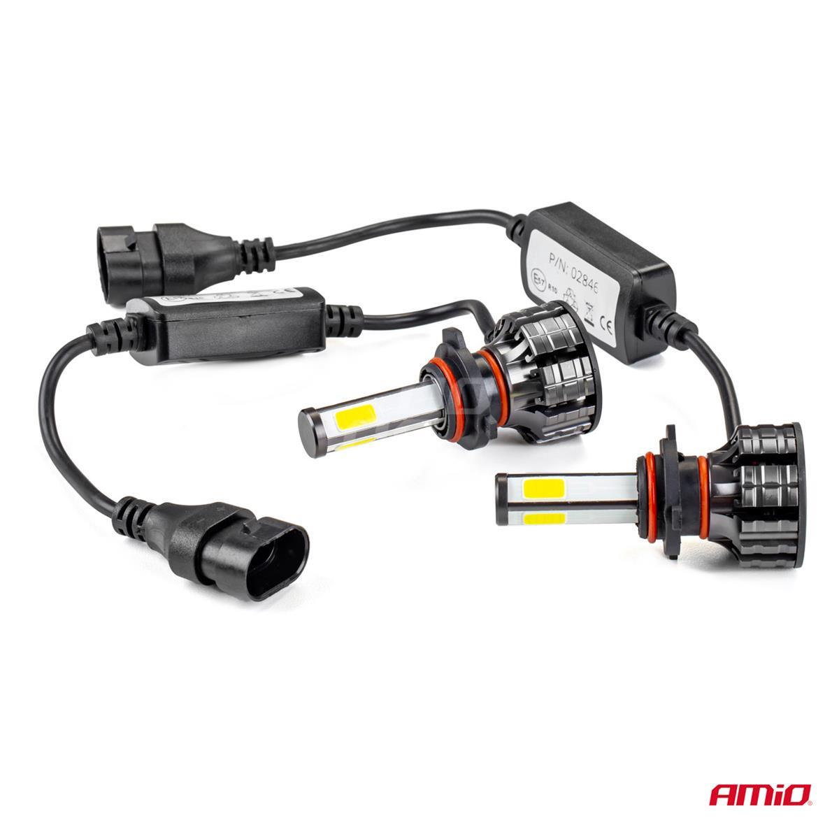 Żarówki Samochodowe Led Cob 4Side Amio Hb3 Amio-02