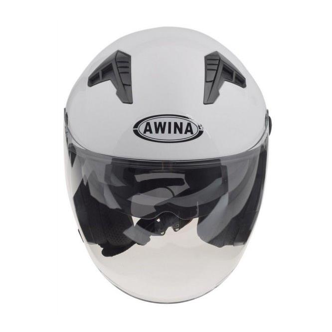 Kask Otwarty Typ JK528 Biały S Awina