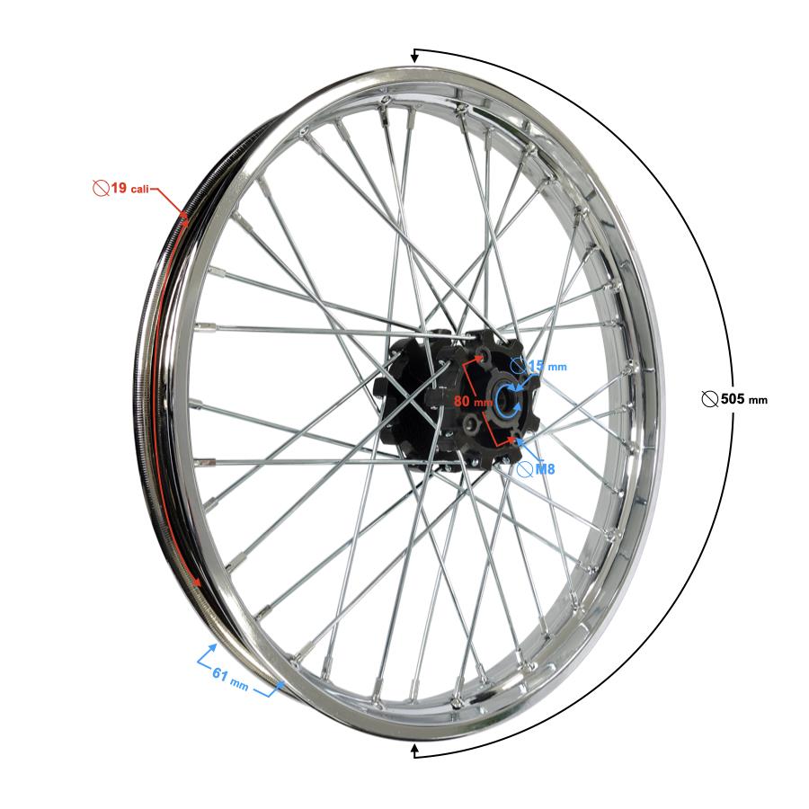 Felga Przednia Cross 19X1,4 Dirt Bike
