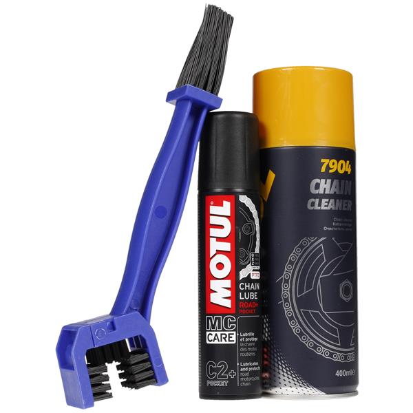 Zestaw Do Łańcuchów Motul 100+Mannol Blue