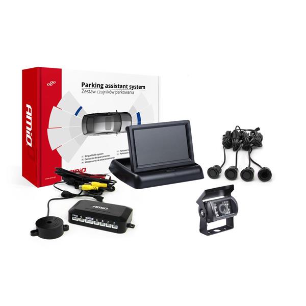 Zestaw Czujników Parkowania Tft02 4,3" Z Kamerą Hd