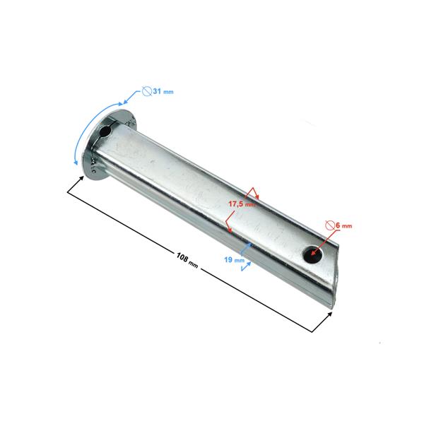 Podnóżek Tylny, Część Wewnętrzna Do Motoroweru Fig