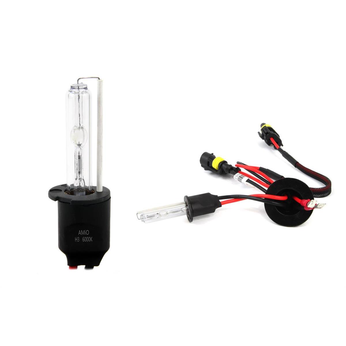 Żarówka Ksenonowa Żarnik Hid Xenon H3 6000K Amio-0