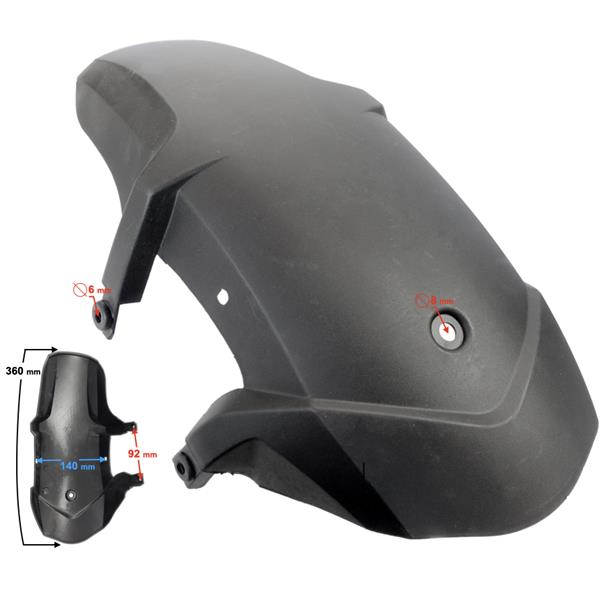 Obudowa Błotnik Tył Cz. Centralna Dolna Street-R 1