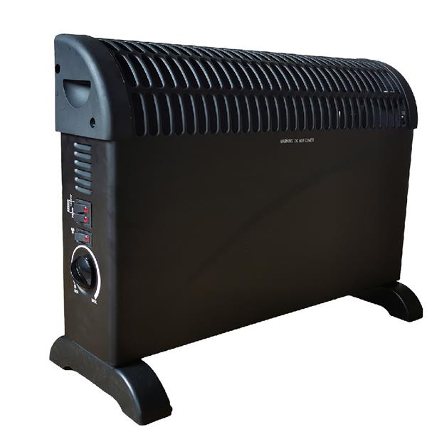 Grzejnik Konwektorowy Czarny 750W 1250W 2000W