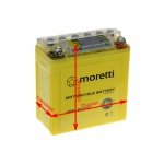 Akumulator Moretti Agm (I-Gel) Mb5L-Bs Ze Wskaźnik