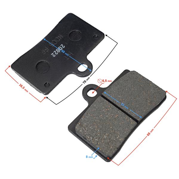 Klocki Hamulcowe Przód Blade R