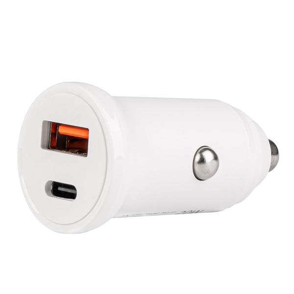 Ładowarka samochodowa PCH PRO-07 USB-C+USB 20W 12/