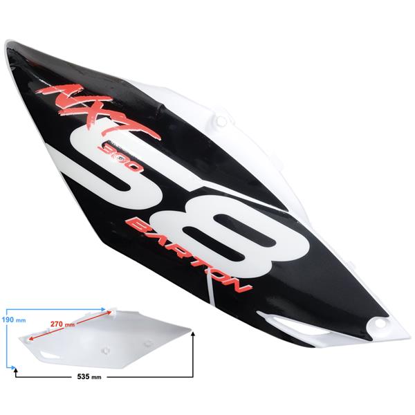 Obudowa Prawa Tylna Dolna Nxt300 Pomarańczowa