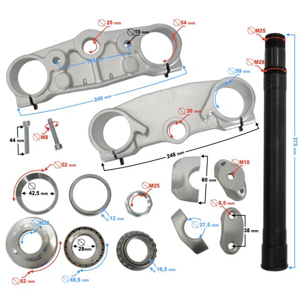 Sztyca Komplet Db250 Mzk