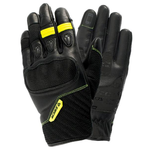 Seca Rękawice Axis Mesh Fluo Yellow Xs