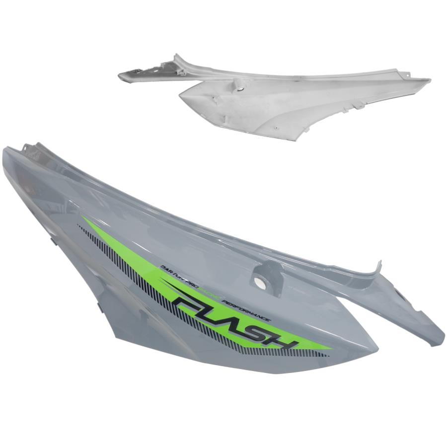 Obudowa Tylna Lewa Szara Flash