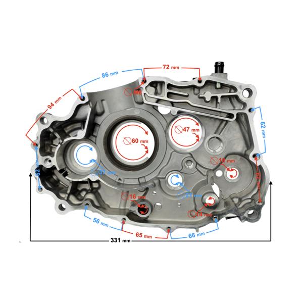 Karter Silnika Prawy Do Motocykla Classic 125