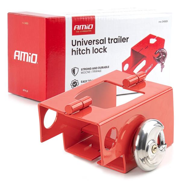 Antykradzieżowe Zabezpieczenie Zaczepu Przyczepy L09 Amio