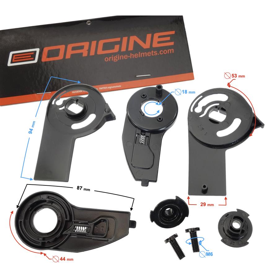 Mechanizm Szyby Kasku Origine Delta