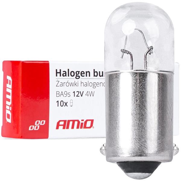 Żarówka Halogenowa T4W 12V 4W Ba9S 1Szt.Amio-0337