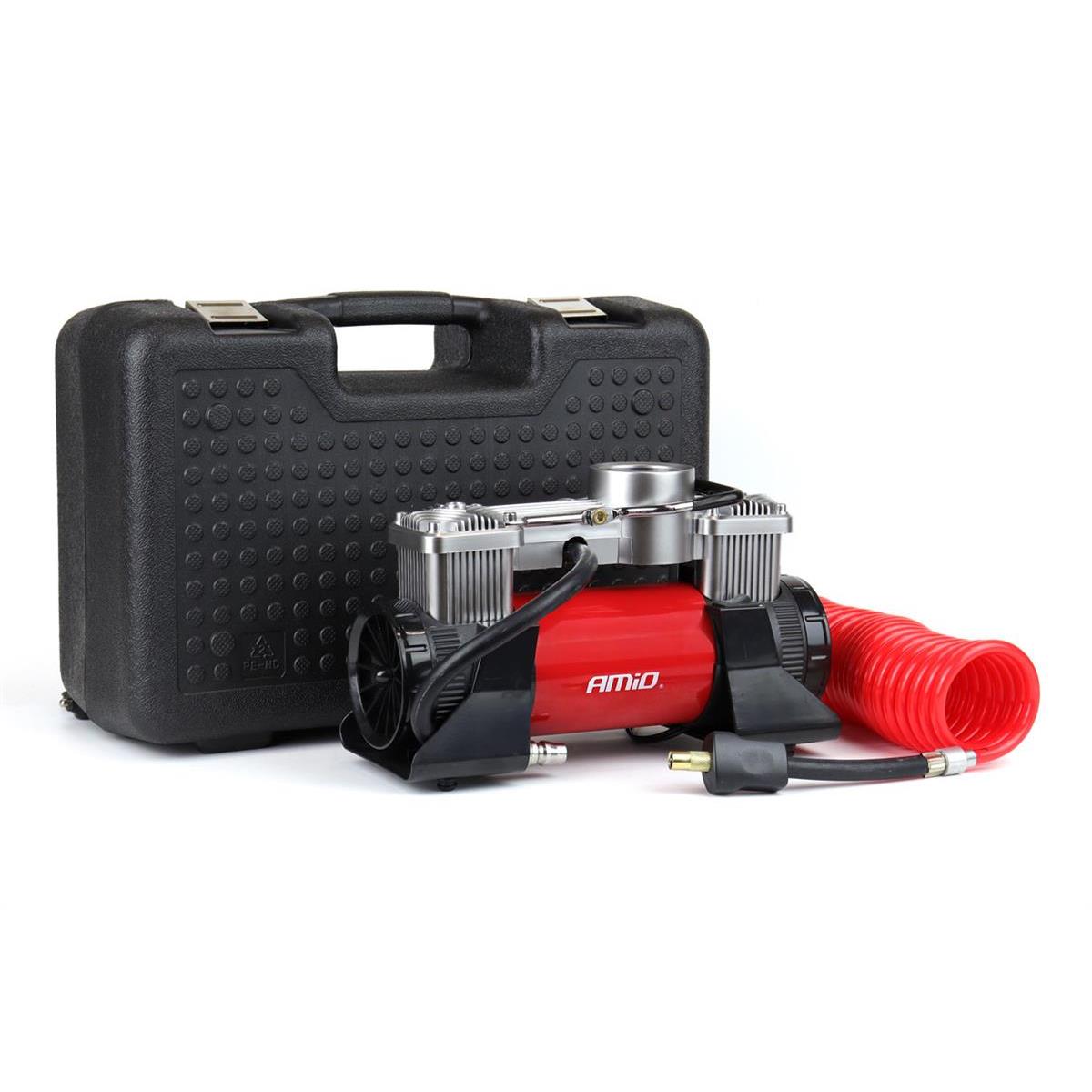 Kompresor Samochodowy Acomp-18 Metalowy 2 Cylindry