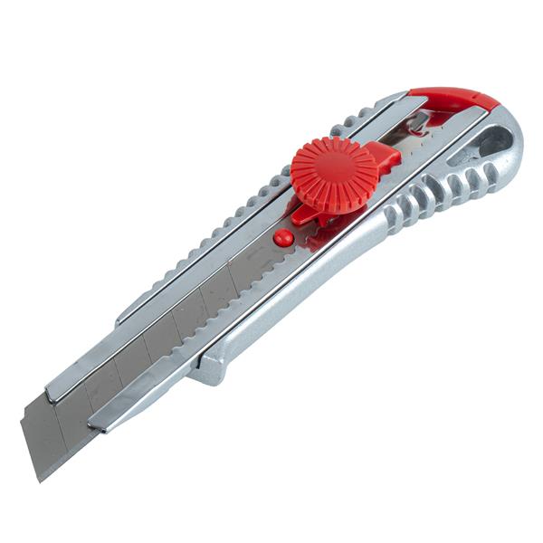 Nożyk Uniwersalny Aluminiowy Z Pokrętłem 100x18x0,5mm