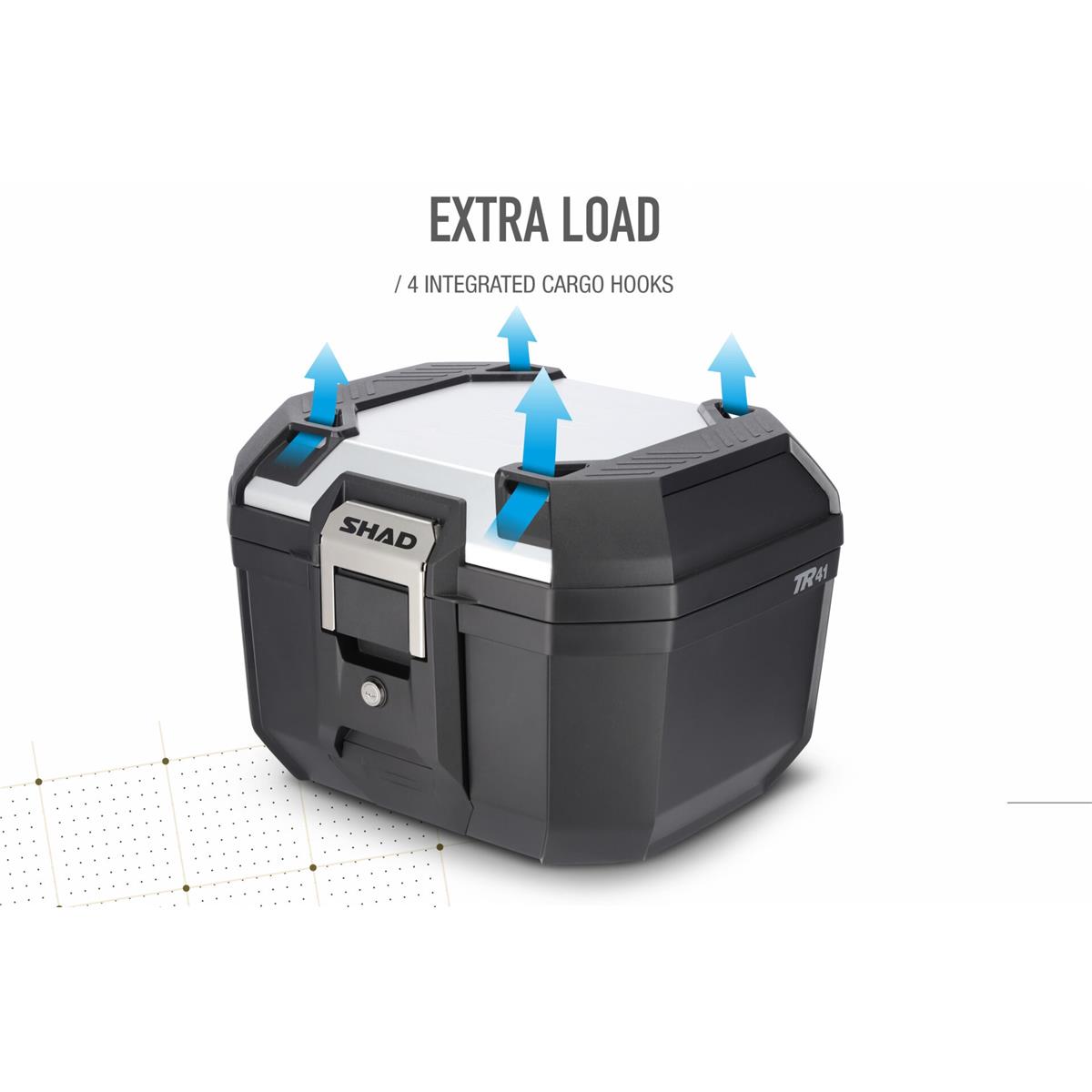 Kufer Shad Terra TR41 Nakładka Aluminium