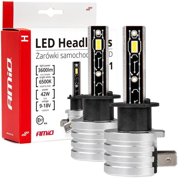 Żarówki Samochodowe Led H-Mini H1 Amio-03329