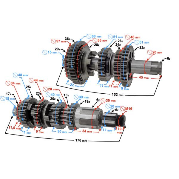 Skrzynia Biegów Hyper 125 E4