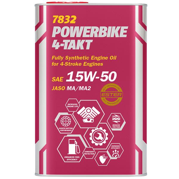 Olej Mannol 15W50 1L 4T Powerbike Sm Metal