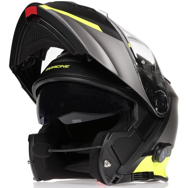 Kask Delta Bt Level Matt Fluo Yellow Black  Xl  Or