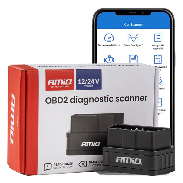 Skaner Diagnostyczny Amio OBD2 / Amio OBD2 Diagnostyka