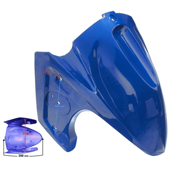 Obudowa - Błotnik Przedni Niebieski Połysk Falcon 