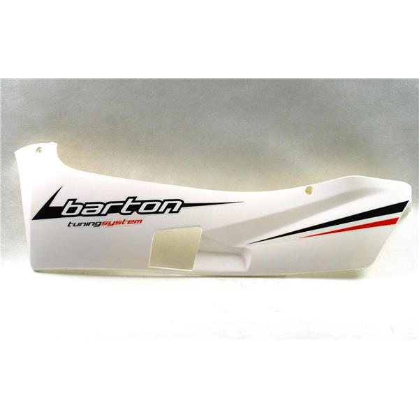 Obudowa Skuter Firefox Progowa Lewa Czarno Biały M