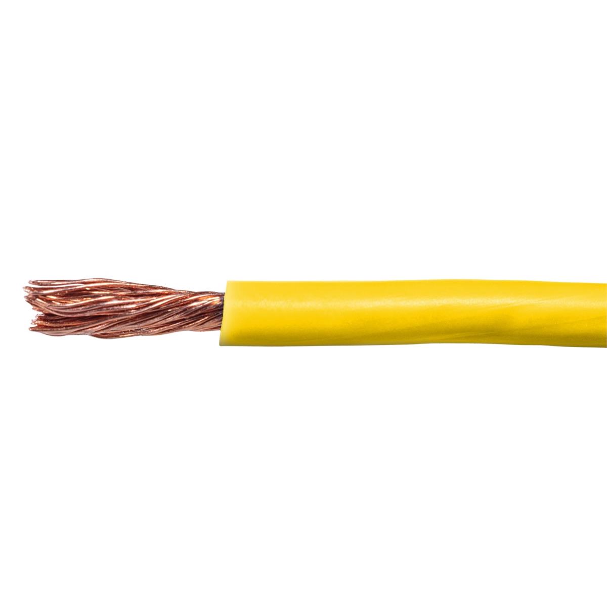 Przewód Jednożyłowy Źółty / Cable CCA 1x0.75mm 100m