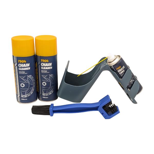 Zestaw Do Łańcuchów Mannol 1X7901 + 2X7904 Blue + Pojemnik