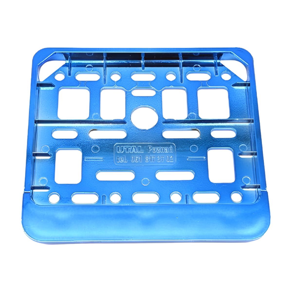 Ramka Motorowerowa Metalizowana Niebieska