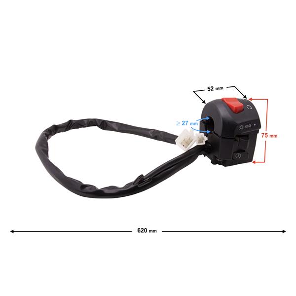 Przełączniki Zespolone Prawe Do Skutera B-Max