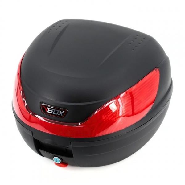 Kufer Tylny Vbox 0866B Czarny Z Odblaskiem - Po...