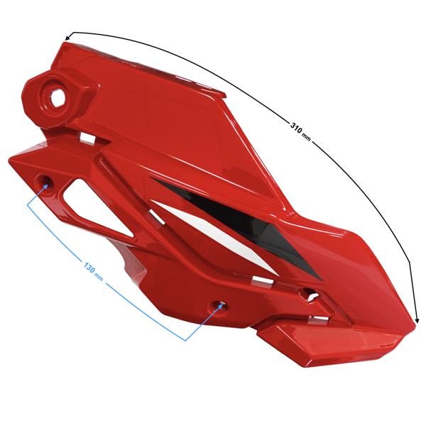 Obudowa Reflektora Prawa Cz. 1 Czerwona Gt 125