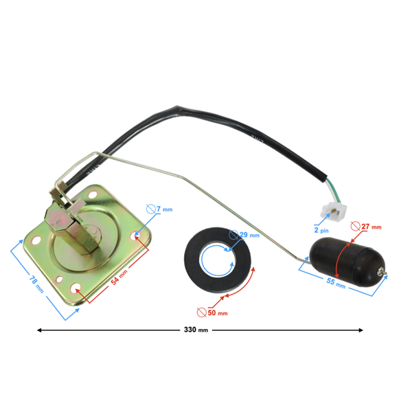 Czujnik Poziomu Paliwa Classic 125 Na Wtrysk