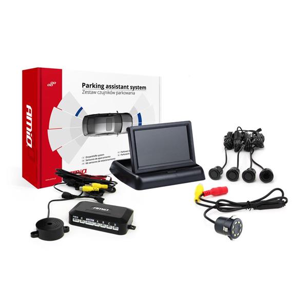 Zestaw Czujników Parkowania Tft02 4,3" Z Kamerą Hd