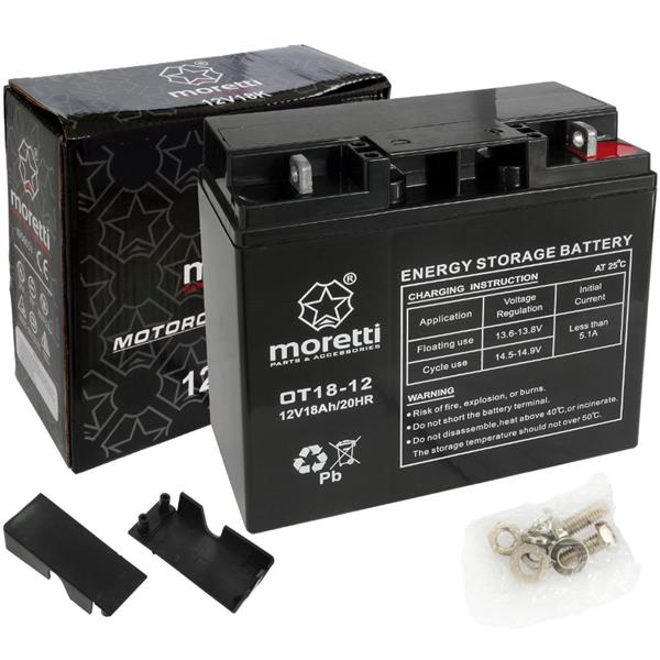 Akumulator Moretti (Gel) Ot 12V/18Ah Do Kosiarki