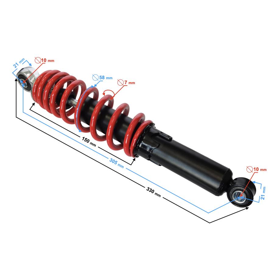 Amortyzator Atv 110 30Cm/ 7Mm