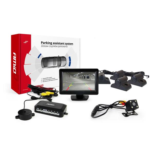Zestaw Czujników Parkowania Tft01 4,3" Z Kamerą Hd